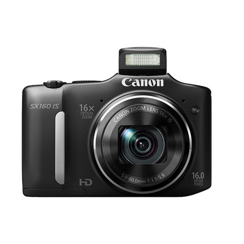 Canon PowerShot SX160 IS Digital Camera (Black) | 6354B001