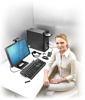 Computador Lenovo Thinkcentre M72e (i3-3220, 4GB RAM, 500GB HDD, Win7 Pro)