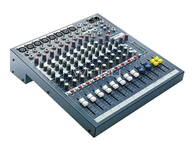 Mesa de Mezclas Análoga Soundcraft EPM8 (8 Canales Mono, 2 Estéreo, Preamp GB30)