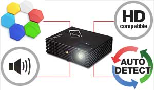 ViewSonic PJD5134 SVGA 3D DLP Proyector