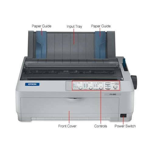 Impresora matriz de punto epson  FX-890 negra