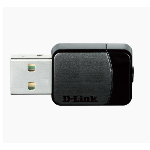 Mini Adaptador Inalámbrico D-Link DWA-171 (USB, WiFi AC)