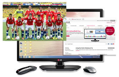 monitor TV LG 22MT45A 