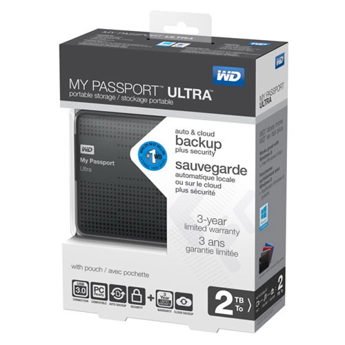 WESTERN DIGITAL MY PASSPORT ULTRA 2TB