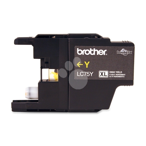 Cartucho tinta Brother amarillo LC75Y