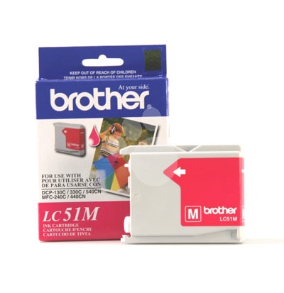 Cartucho  tinta Brother magenta LC51M