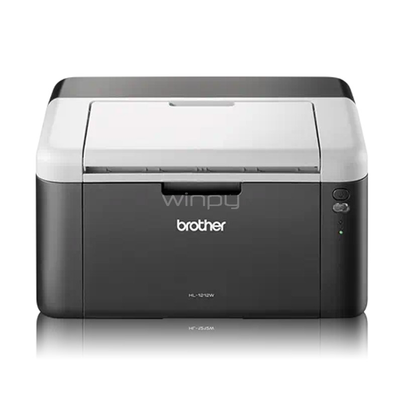 Impresora Brother HL-1212W Láser (B/N, 21 ppm, 600 dpi, Wi-Fi/USB)