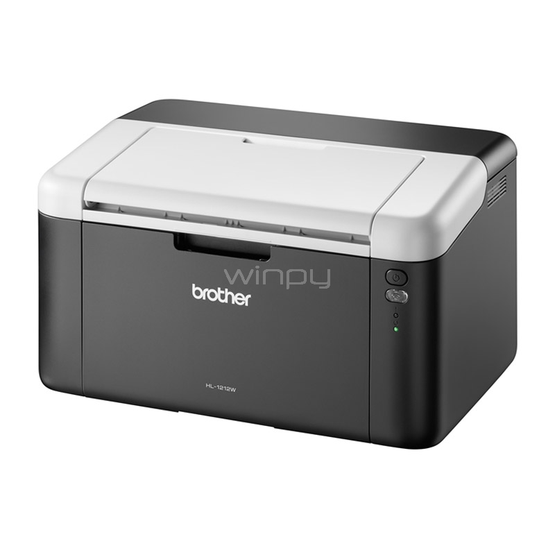 Impresora Brother HL-1212W Láser (B/N, 21 ppm, 600 dpi, Wi-Fi/USB)