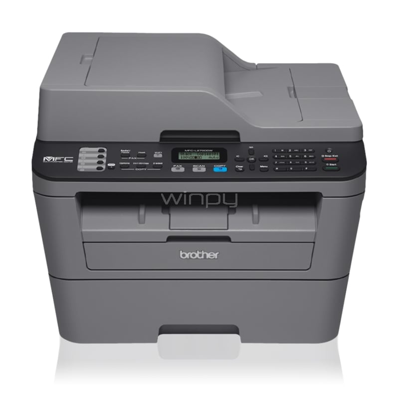 Multifuncional Brother MFC-L2700DW (27ppm, 600 ppp, Wi-Fi/Ethernet/USB) -  Winpy.cl