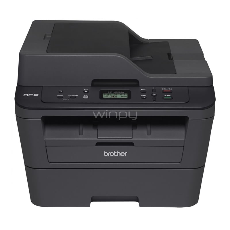 multifuncional brother dcp-l2540dw láser (dúplex, 600 ppp, wi-fi/ethernet/usb)