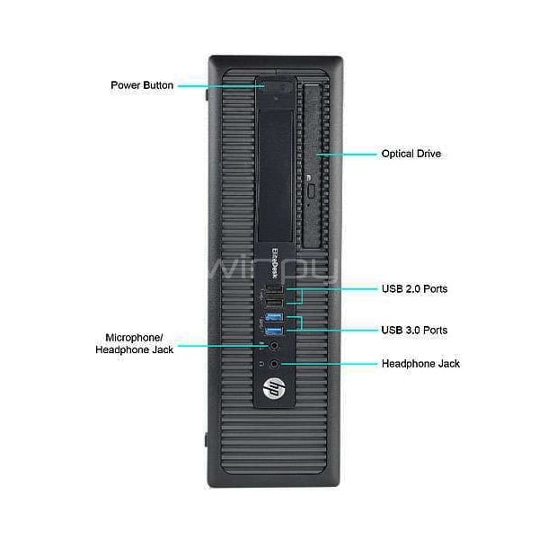 Computador HP Elitedesk 800 G1 SFF - K6P76LT#ABM - Winpy.cl