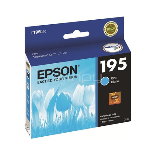 Cartucho Tinta Cian T195220