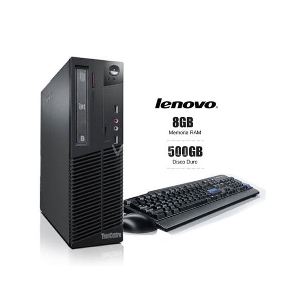 Computador Lenovo ThinkCentre M73 (i5-4460, 8GB RAM, 500GB HDD, Win10 Pro)