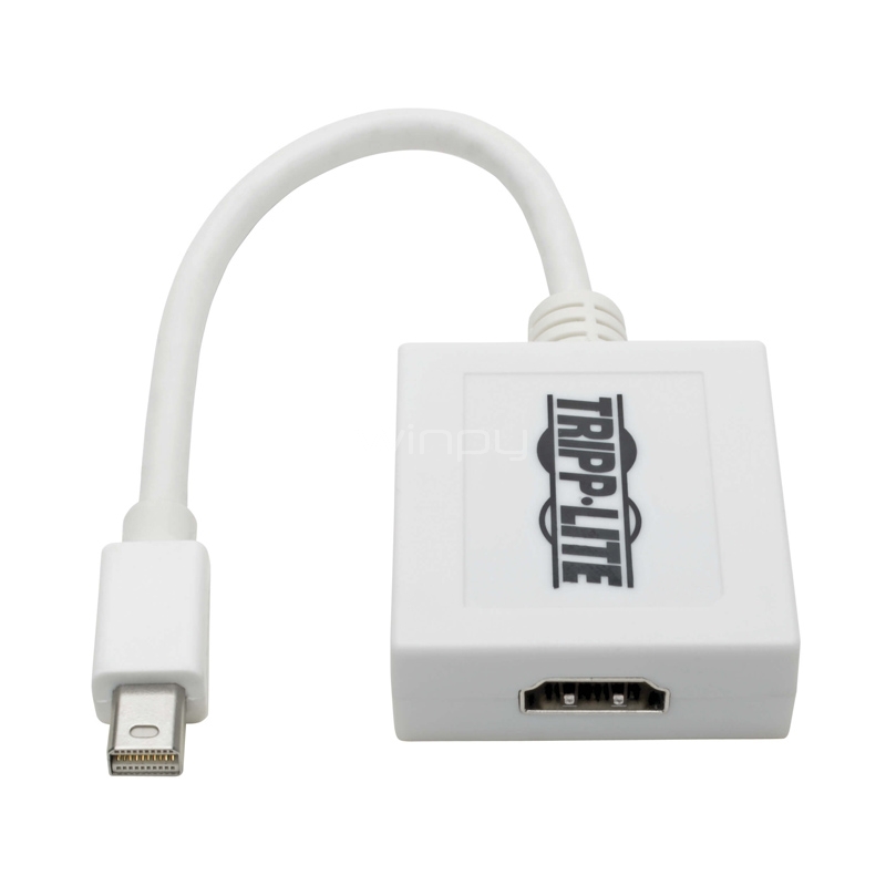 Adaptador Tripp-Lite de Mini DisplayPort a HDMI (M/H, 15cm, Blanco)