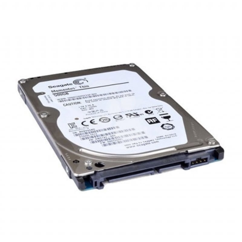 disco duro notebook seagate thin de 500gb (sata, 7200rpm, 2.5“, usado)