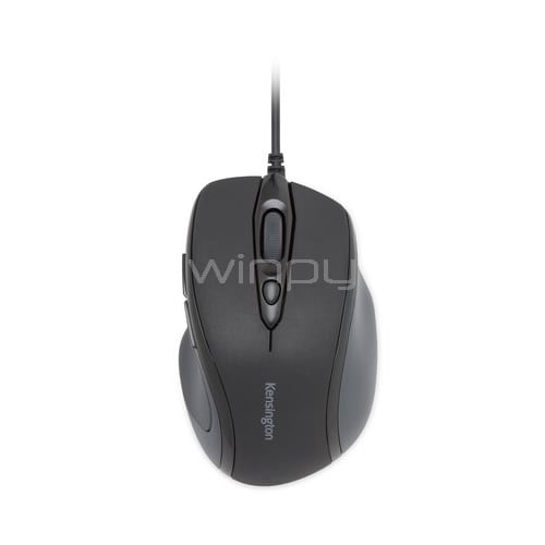 Mouse ergonómico Kensington Pro Fit (Mediano, 1000dpi, USB, Negro)