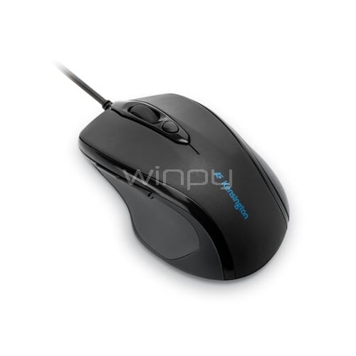 Mouse ergonómico Kensington Pro Fit (Mediano, 1000dpi, USB, Negro)