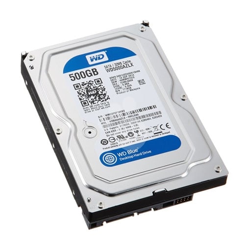 Disco Duro Western Digital Blue de 500GB (SATA, 7200rpm, Formato 3.5)