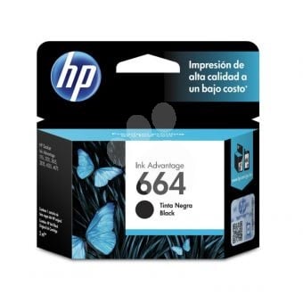 Cartucho de tinta negro HP664