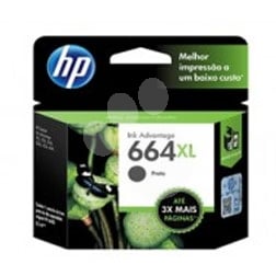 Cartucho de tinta negra 664XL