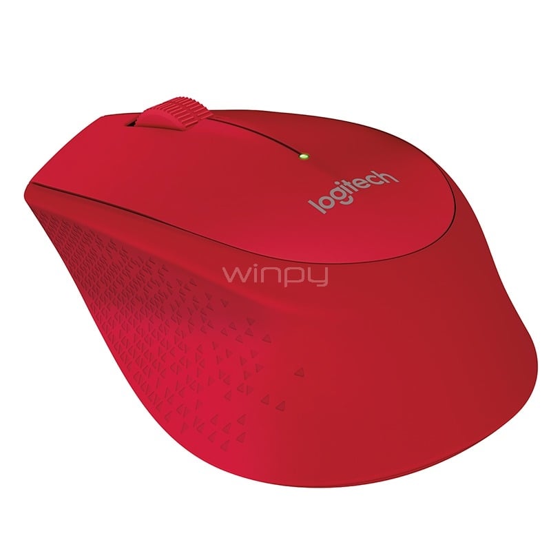 Mouse Logitech M280 Wireless (Dongle USB, Rojo)