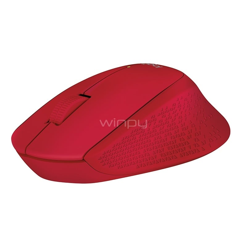 Mouse Logitech M280 Wireless (Dongle USB, Rojo)