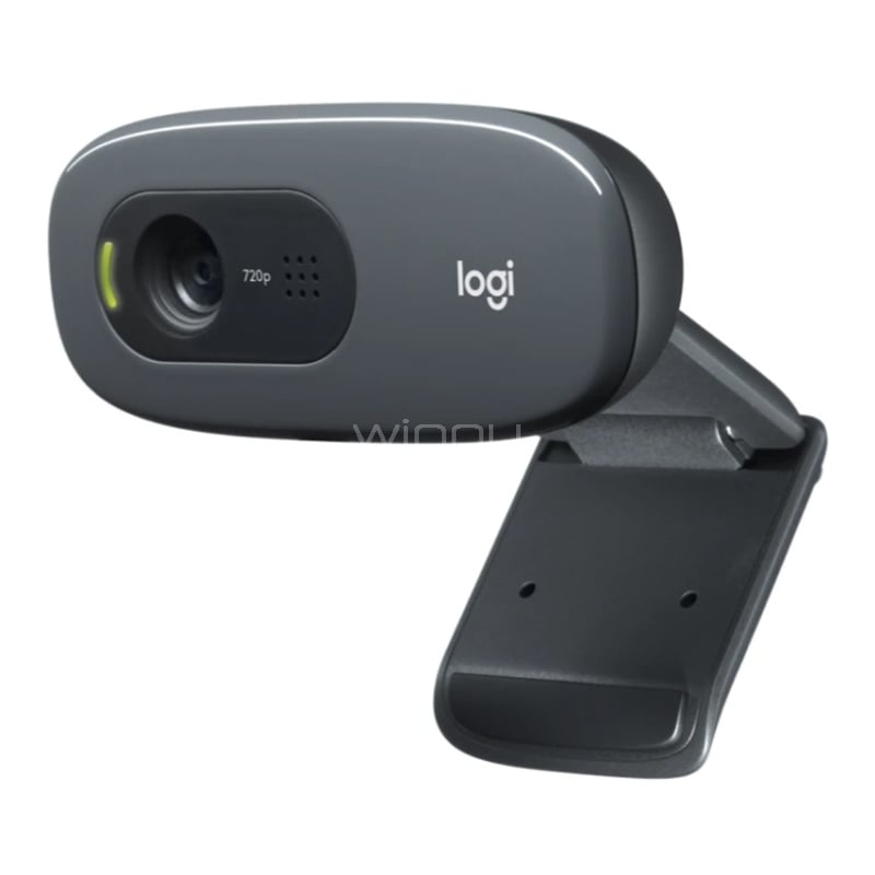 Webcam Logitech C270 HD (720p, 30 fps, Negro)