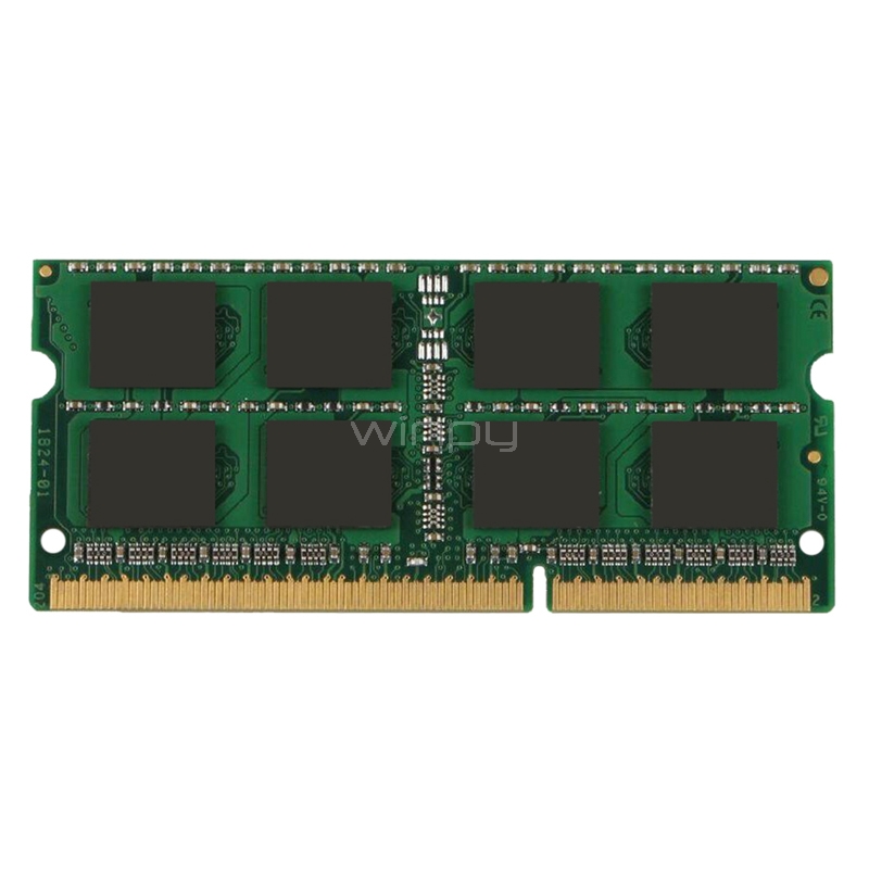 Memoria RAM Kingston de 8GB (DDR3L, 1600Mhz, SODIMM)