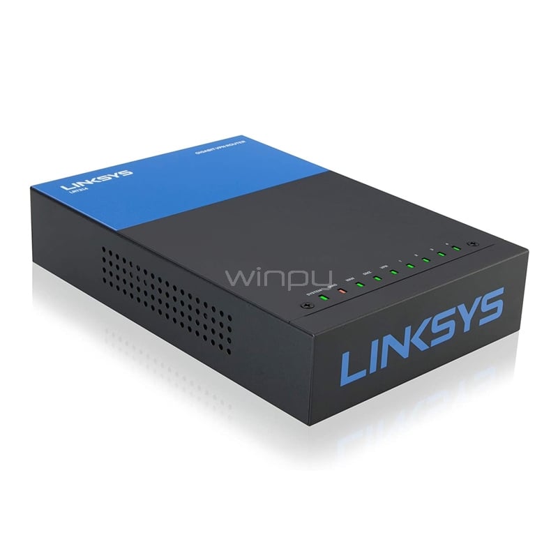 Router VPN Linksys Gigabit LRT214 (Firewall, 802.1q, VLAN)