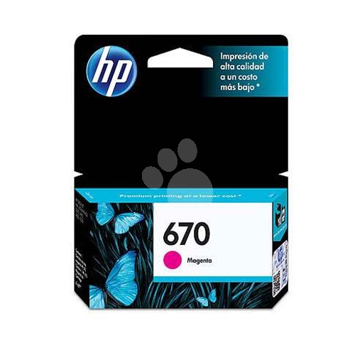cartucho tinta original Magenta HP 670