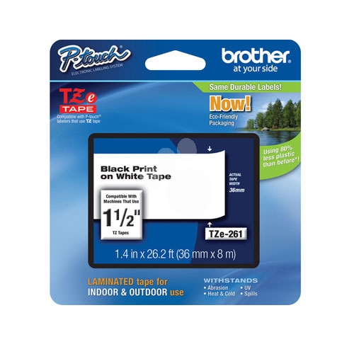 Etiquetas P-Touch de Brother TZE-261