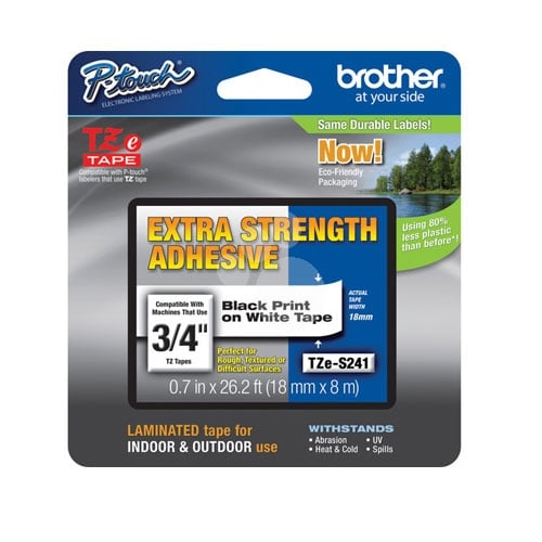 Etiquetas P-Touch de Brother TZE-S241