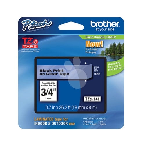 Etiquetas P-Touch de Brother TZE-141
