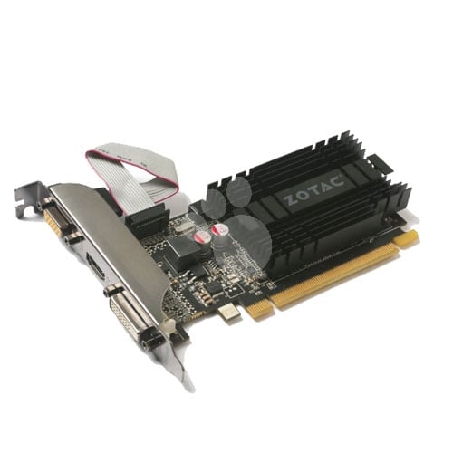 Tarjeta gráfica ZOTAC GeForce GT 710 2GB (Perfil Bajo, HDMI+DVI+VGA)