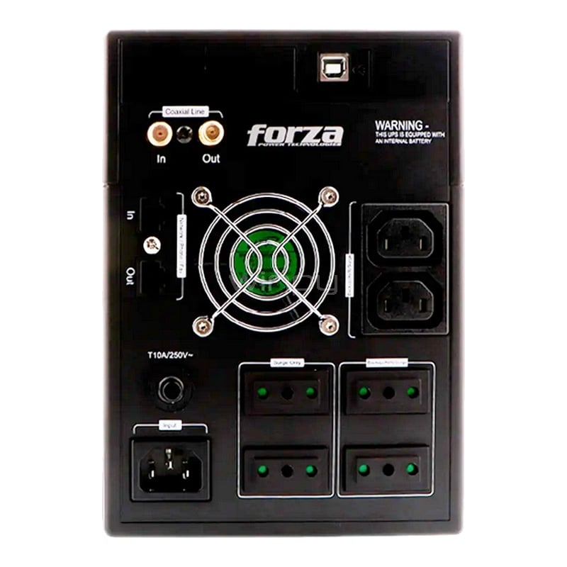 UPS Forza FX-1500 Interactiva (1500VA/840W, 220-240V, 4 salidas CEI 23-50)