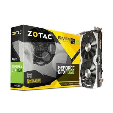 Zotac NVIDIA GeForce GTX 1060 AMP Edition - 6GB