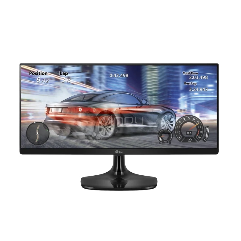 Monitor Gamer LG 25UM58 Ultrawide de 25“ (IPS, 21:9, 2560x1080pix, 75Hz, 5ms, HDMI, Vesa)