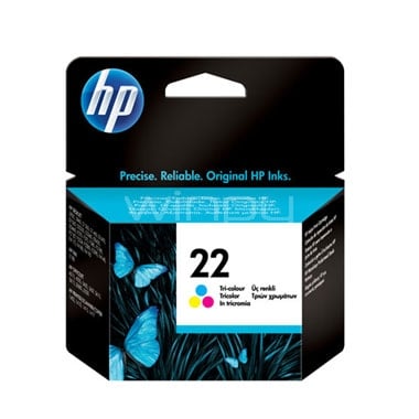 Cartucho original de tinta tricolor HP#22 (C9352AL)