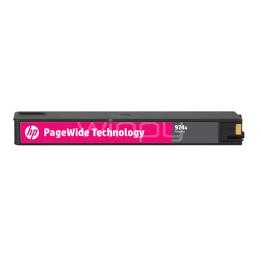 Cartucho original PageWide HP 974A magenta (L0R90AL) - Winpy.cl