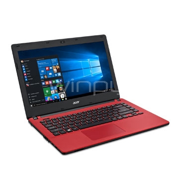 computador acer rojo