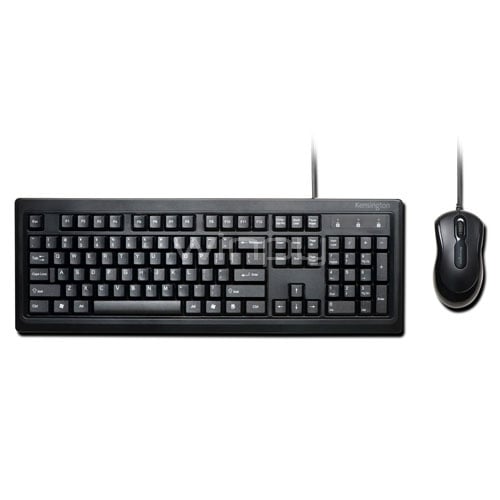 Kit Teclado + Mouse Kensington For Life Anti Derrame (Negro)