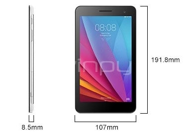 Tablet Huawei MediaPad T1-701w Silver 1GB, 16GB WiFi | 53017508